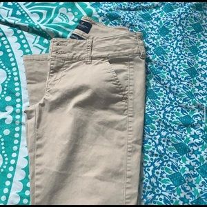 khaki high waisted jeans